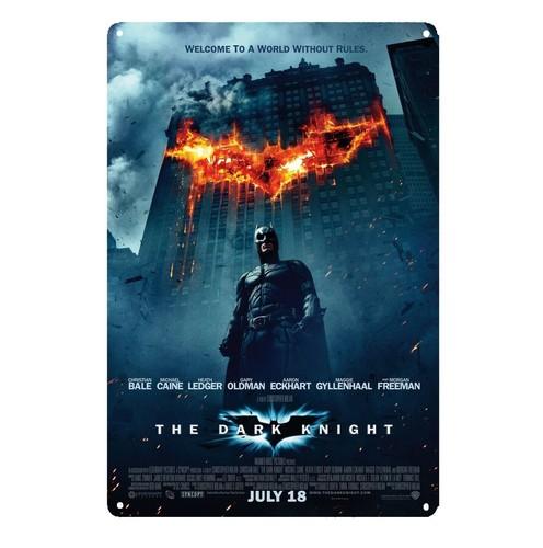 The Dark Knight Movie Metal Poster Tin Sign xcm Plate
