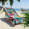 Vivid wild feline harmony Print beach towel, quick drying, suitable for travel, outdoor sports, jogging, the beach and swimming, gift
