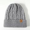 Knitted Hat for Autumn and Winter, Women's Cold Proof and Warm Ear Protection, Solid Color Outdoor Warm Ear Protection Hat