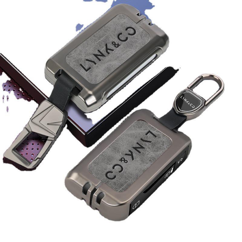 Lynk & Co 06 Key Case - 2021/2022 Model Metal High-End Men's Key Shell & Buckle