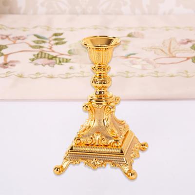 Подсвечник из металла для свадьбы, декоративный, с одной головкой, настольные украшения, европейский стиль, атмосфера, домашний декор