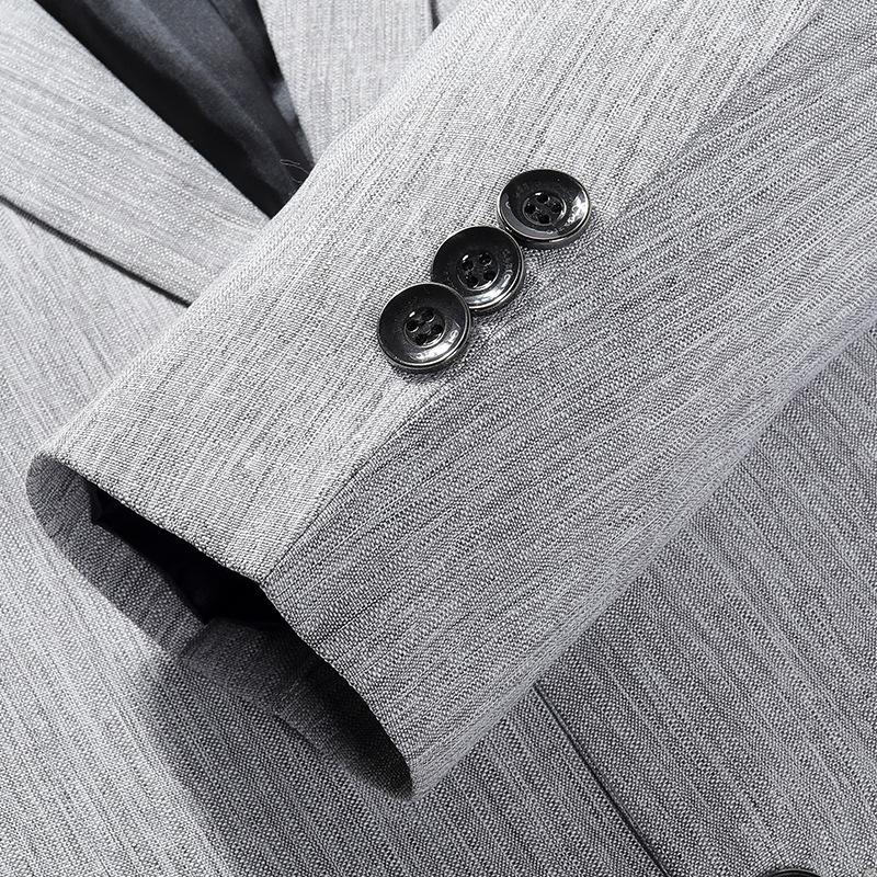 Маленький мужской костюм, модный топ, облегающий, красивый мужской костюм на весну и осень, британская повседневная мужская куртка