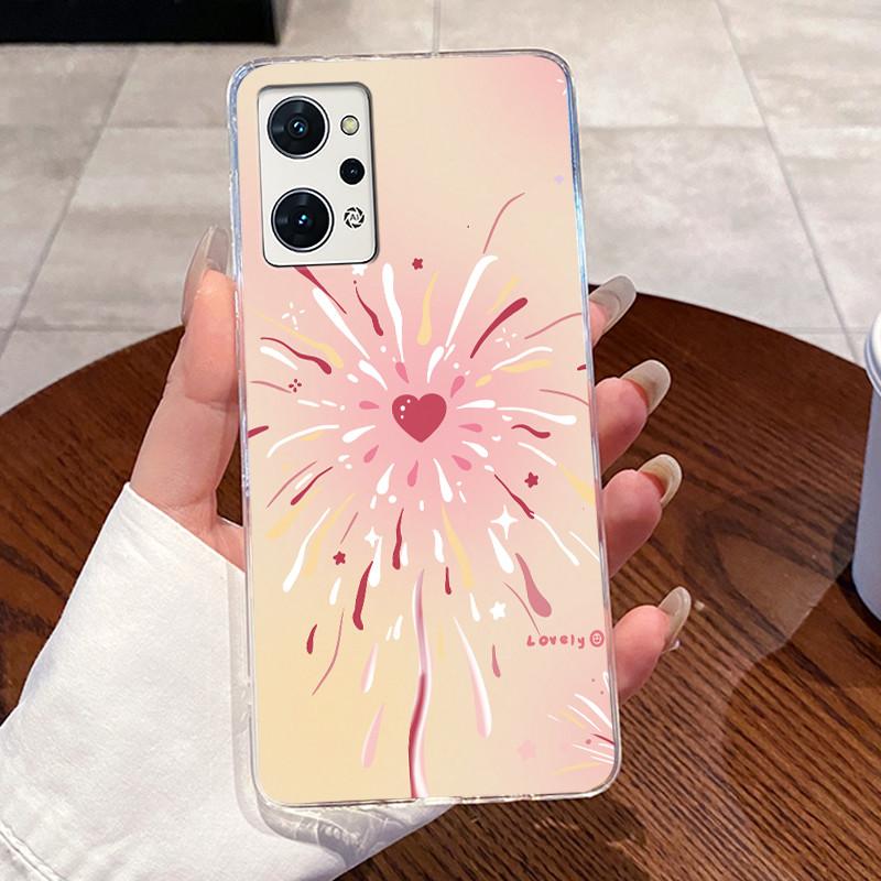 Силиконовый чехол для OPPO Reno 7A (A201OP) Мягкая ТПУ задняя крышка для Reno 9A Для Reno 5A Чехлы Прозрачный силиконовый Милый Чехол для телефона с кошкой и кроликом