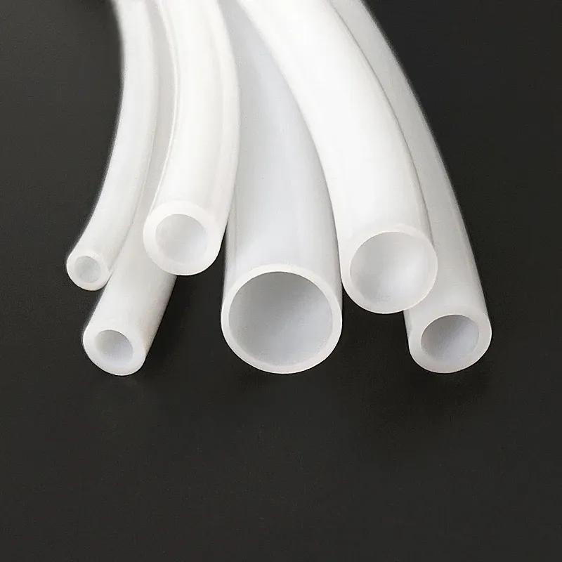 Premium White PTFE Pipe ID 1~14mm - Resistant to Oil Acid & High Temperature Resistance Non-Stick Wear Resistant Insulating Pipe