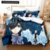 Новый комплект постельного белья Anime Black Butler Cool Sebastian Ciel Dakimakura для взрослых, пододеяльник, односпальный, двухспальный, из микрофибры