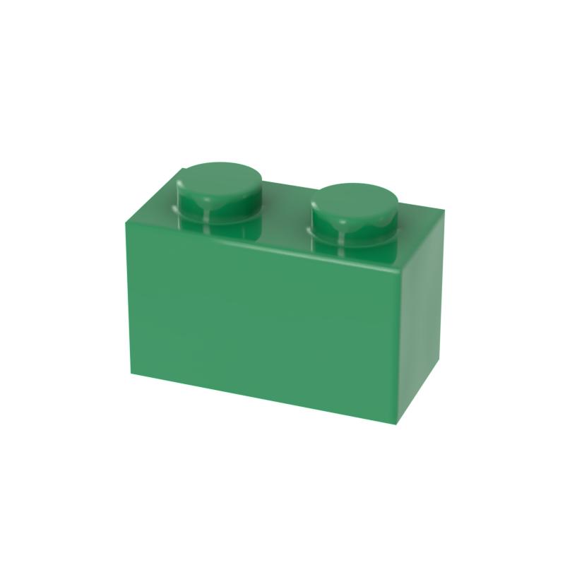 [FunBrick] 20/50/100 ШТ. Кирпичик 1x2 Детали для постройки DIY Толстые Фигурки Кирпичики Точки Креативные Совместимые с 3004 Игрушка f