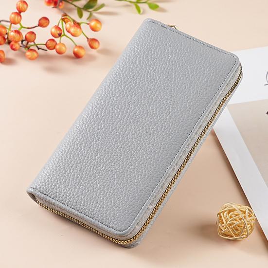 Женский кошелек на молнии, большой емкости, длинный, клатч для кредитных карт и наличных