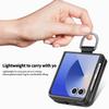 Matte Feeling Finger Ring Protection Leather Case for Samsung Galaxy Z Flip7 5G Flip 7 Flip6 Flip5 Flip4 Flip 6 5 4 3 2 1 Flip3