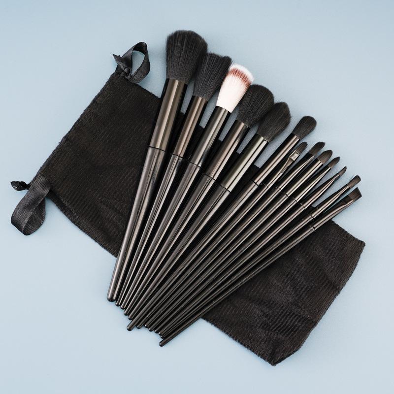 13Pcs Makeup Brush Set, Blush Eyeshadow Concealer Foundation Powder Brushes for Beginners