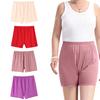 Seniors Women Cotton Underwear Loose Soft Boxer Briefs High-Waisted Boyshorts Panties for Middle Elderly Ladies