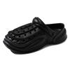 Hole Shoes Men's Summer Wear Simple and Versatile Breathable Beach Cool Slippers Thick-soled Non-slip Bag Head Drag Casual Slippers