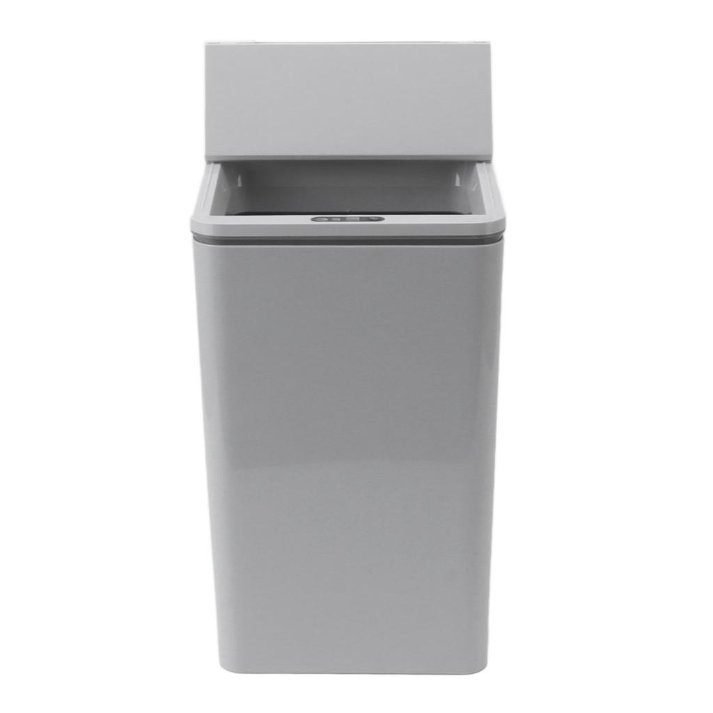 Desktop Sensor Trash Can USB Charging Foldable Lid 9L Intelligent Induction Garbage Bin for Bedroom