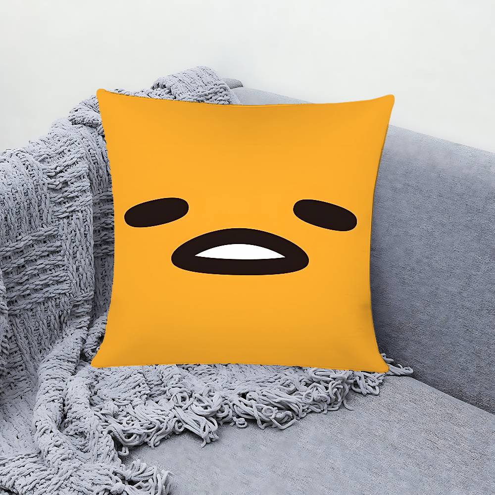 Милая Наволочка Подушка-Подушка G-Gudetama Мягкая Милая Декоративная Подушка Чехол Для Автомобиля Дивана Наволочка Полиэстер На Молнии