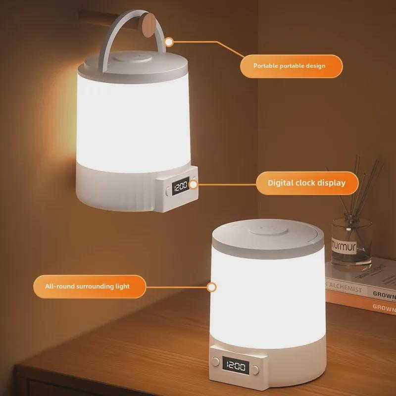 Перезаряжаемый светодиодный ночник: Портативная сенсорная лампа для кормления, ночника, спальни, стола или сна