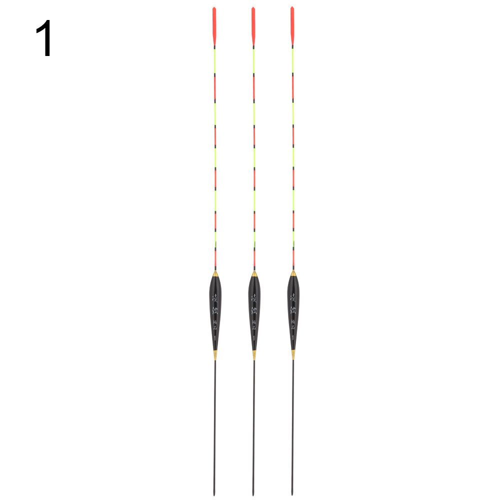 Daytime Fishing Buoy Strike Slip Drift Tube Fishing Float Indicator Wood Fluorescent Floats Bobbers