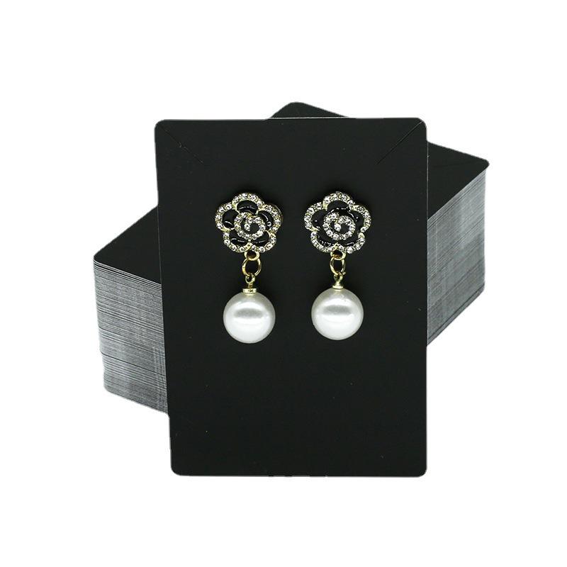 Трехцветный картон для ожерелий и серег 6x9 см - Лидер продаж для демонстрации ювелирных изделий