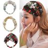 Wide-Brimmed Floral Embroidery Korean Lace Hair Accessories Headdress Hair Band Turban Headband