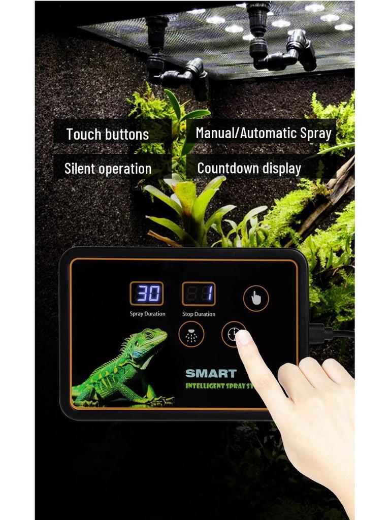Smart Reptile Enclosure Misting System for Humidification