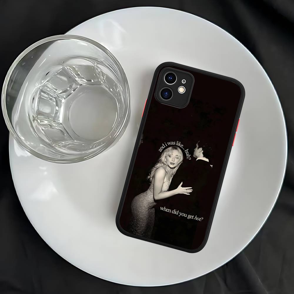 Певец S-Сабрина К-Карпентер Для IPhone 16 13 15 11 12 14 Pro Max 15 16 Plus X XS MAX Матовый чехол для телефона