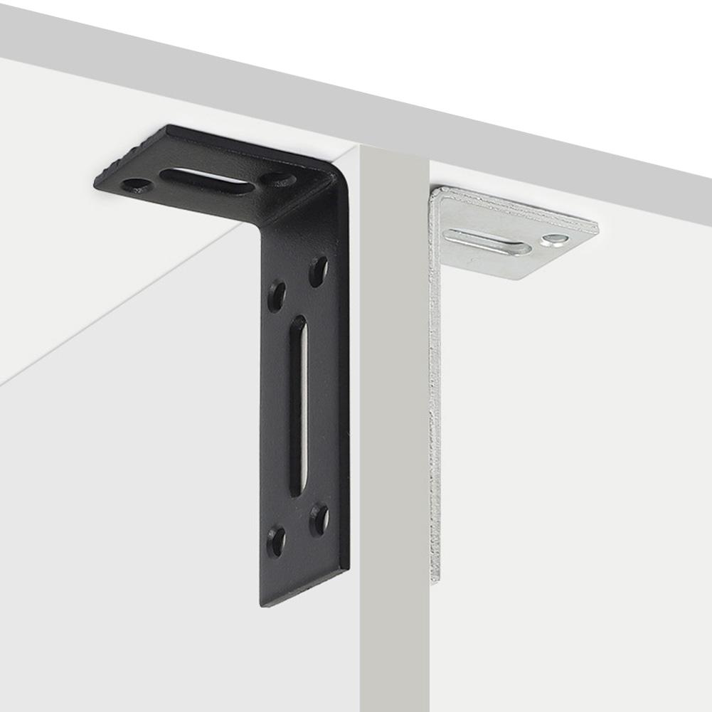 1 шт. L-образные кронштейны, угловые кронштейны, регулируемый соединитель, крепежный кронштейн, ламинированная опора, прочная полка, мебельная фурнитура