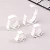 AT21-Plastic PPR Clamp Holder(100 Pieces) For Water Pipe Tube Fittings Including Cover 20Mm