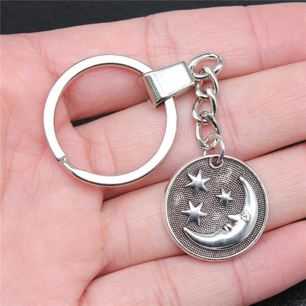 Солнце Луна Пентаграмма Брелки Женские Ювелирные Изделия Бизнес Креативный Сувенир