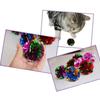 6PcsMylar Crinkle Foil Balls Cat Kitten Sound Play Toy Crackle Paper Rustle