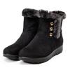 Winter New Cloths Shoes Women's Middle Aged Women's Cotton Boots Extra Large Flat Bottom Snow Boots Mom's Boots