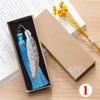 Classical Chinese Style  Metal Leaf Feather Tassel Bookmark Document Book Mark Label