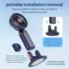 Adjustable Bracket Handheld Folding Fan 2400mAh Stroller Fan Air Conditioner Fan  Office Use