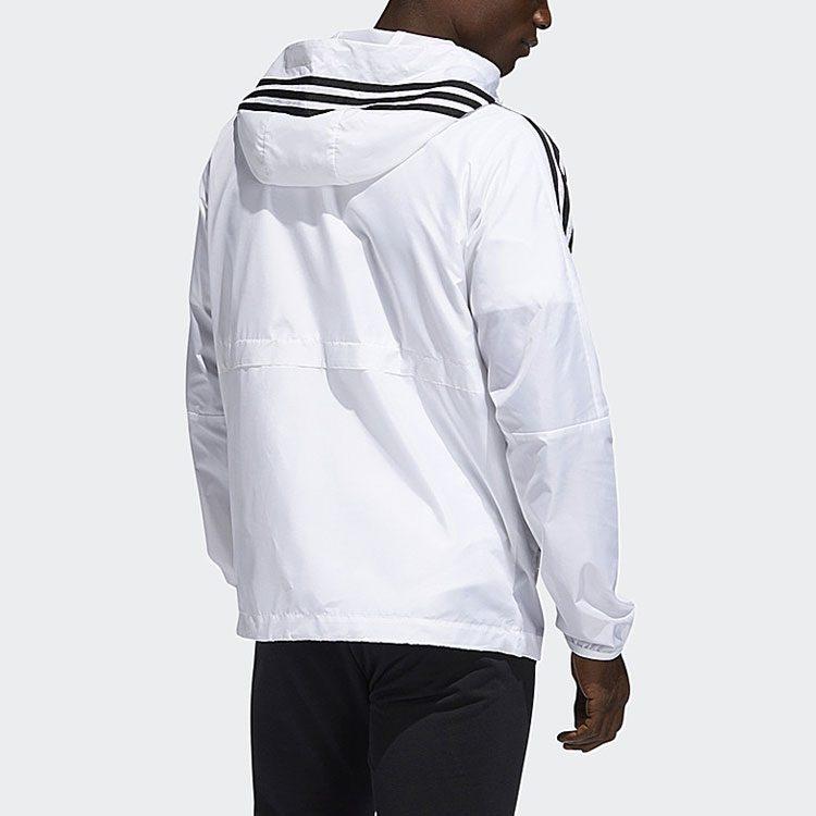 adidas Куртки Мужские Белые С Капюшоном Умеренные Другие FT2833