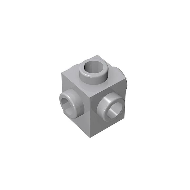 10 шт. 4733 кубики MOC, совместимые с кубиками 1x1 с модификацией и штырьками со всех сторон, обучающие кубики для самостоятельной сборки, оптом, детские игрушки