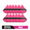 2/4/6/12/20Pcs Triangle Powder Puff Mini Face Makeup Sponge Cosmetics Soft Cotton Face Powder Puff Washable Velvet Makeup Tools