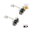 BDP946-1 2 Pieces Rear Left AND Right Door Catch Hinge Brake Stop Check Strap Limiter for Citroen C3 MK2 SC A51 2009-2016 9181Q5