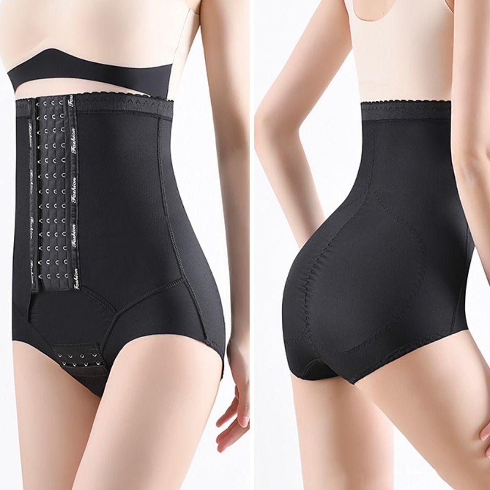 Бесшовные пряжки Корректирующее белье Женское с высокой талией Корректирующее нижнее белье Трусики для увеличения бедер Женские