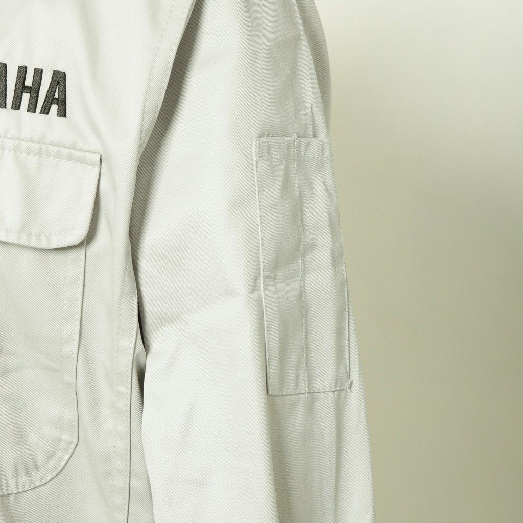 YAMAHA Actfit Mechanic Suit WY-207, Light Gray, Size 3L, 90792-M0293