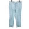 Thomson 70s 80s Vintage Rocket Talon Check Pattern Long Pants Seersucker Men's Used