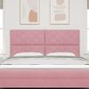 Headboard Pink 180 cm Velvet