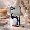 Милый Чехол для Телефона с Пингвином P-Penguin P-Pingu Для iPhone17,16,15,14,13,12,Plus,Pro Max, 5G Другие Мягкий Черный Чехол
