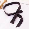 Women's Thin Knotted Belt for Down Jackets and Skirt Decoration - Trendy Canvas Design