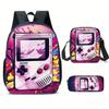 Cartoon Print Kids School Backpack Elementary Students - Large Capacity Lightweight Oxford Fabric Daypack With Pencil Case