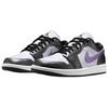 Jordan Air Jordan 1 Нескользящие Износостойкие Низкие Винтажные Баскетбольные Кроссовки Женские Фиолетовые Черные Jordan HJ5910-105