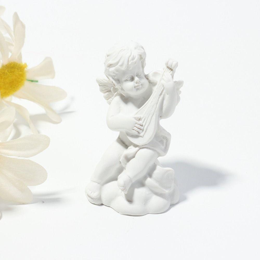 Decoration Guardian Angel Character Sculpture Garden Ornaments Desktop Figurine Cupid Angel Statue