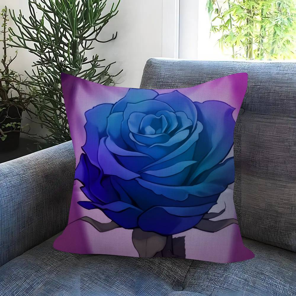 Anime Towa S-Slow D-Damage Double-Sided Printed Pillow Cover Short Plush Suitable Living Room Bedrooms Sofas Throw Cushion Cover