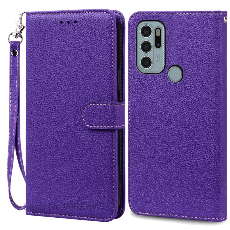 Чехол G60/G60S для Motorola G60, кожаный чехол-кошелек, откидная крышка для Moto G60s, чехол для телефона Motorola G60S, чехол-книжка, чехол Fundas