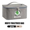 AAFO1 Travel Cosmetic Organizer Toiletry Case Wash Pouch Zipper Storage Bag For Skoda octavia a5 a4 mk1 2 fabia superb rapid mk3 yeti