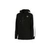 Colorblock Logo Tape Hooded Jacket Women Jacket Black 531278-01