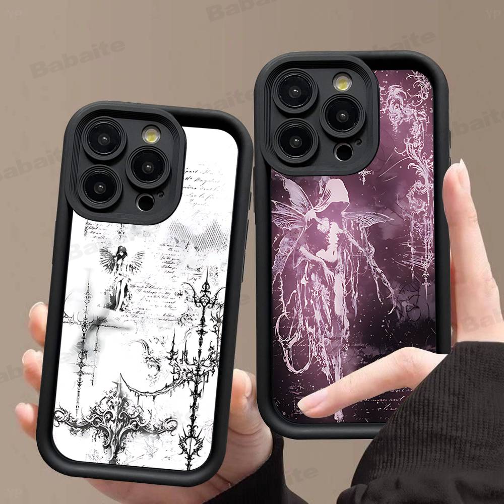 Готический Кибер Сигил Крест Для IPhone 17 16 15 14 13 12 11 Pro Max Plus Чехлы для Телефона