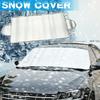 Universal Double Ears Car Windshield Snow Frost Block Sunshade Cover Protector
