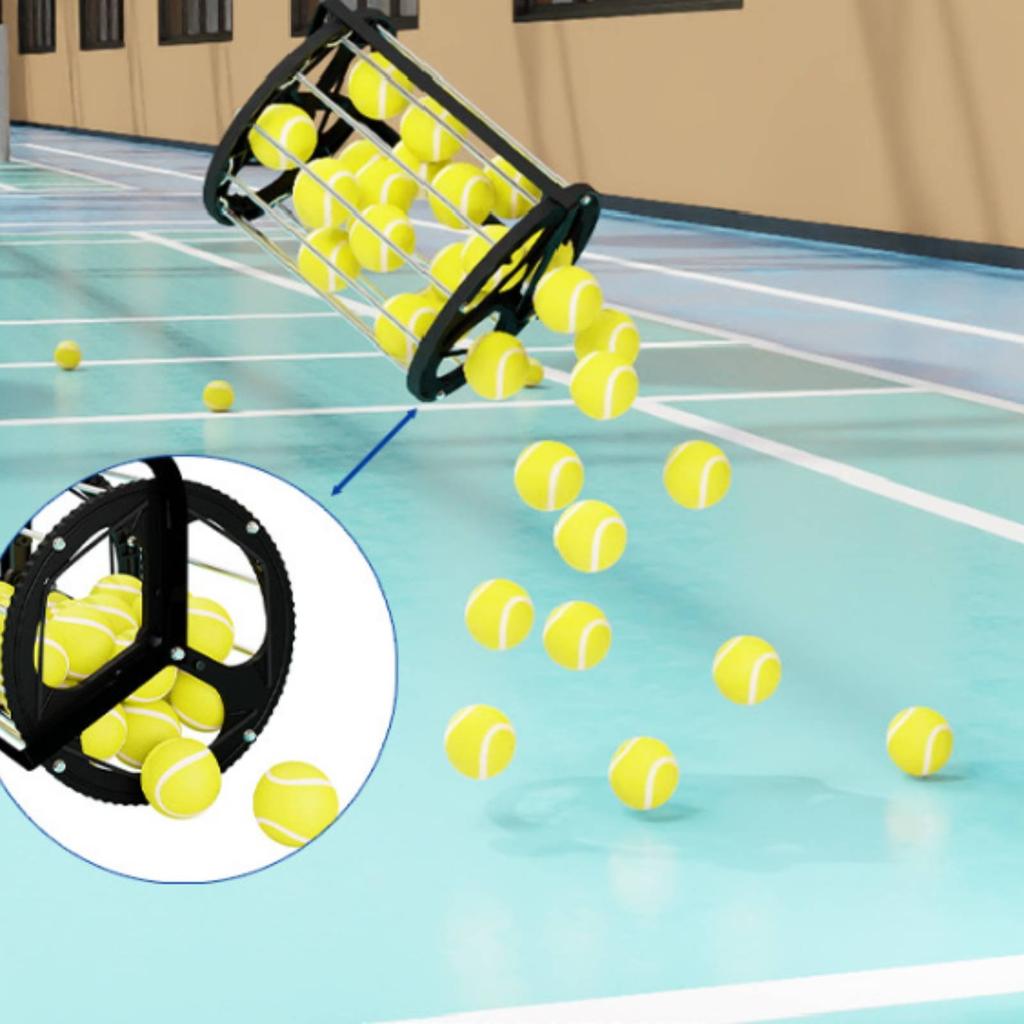Tennis Ball Picker Training Helper Tennis Ball Collector Sports Gear High Performance Lightweight For Coaches